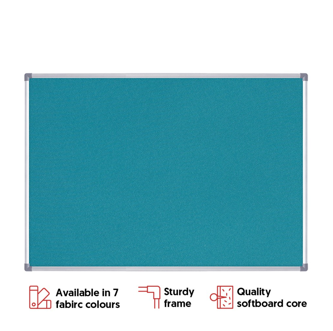 Fabric Notice Board ( Size 1200(W)x1200(H) [MM] Aluminium Frame