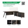 Executive Table with Side Return Cabinet (Left/Right) -PX9