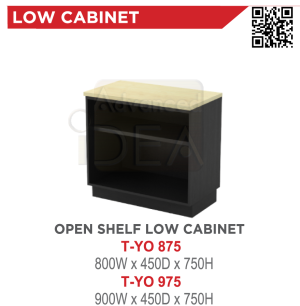 Open Shelf Low Cabinet T2-YO75