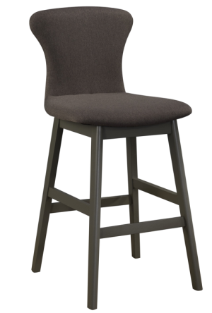 Wooden High Bistro Stool with Fabric MX2-HBS