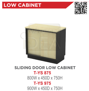 Sliding Door Low Cabinet T2-YS75