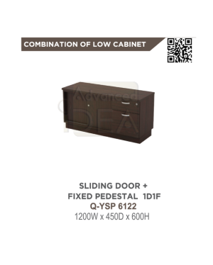 Sliding Door + Fixed Pedestal 1D1F Q-YSP6122