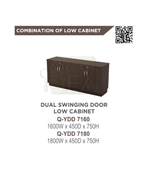Dual Swinging Door Low Cabinet Q-YDD71