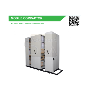 4 x 1 Bay Depth Mobile Compactor GV-S117A