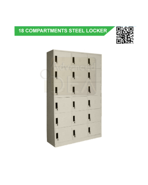 Multiple 18 Compartment Steel Locker GV-S1095